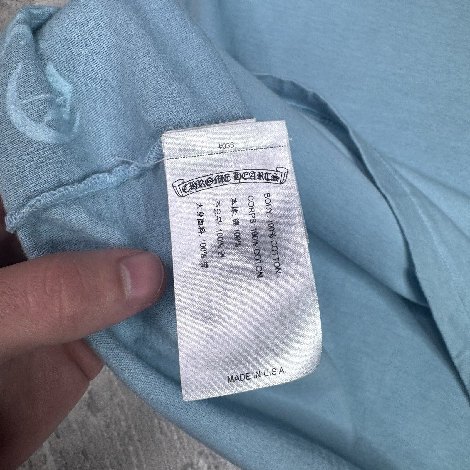 Chrome Hearts St Barths Dyed Long Sleeve Shirt 