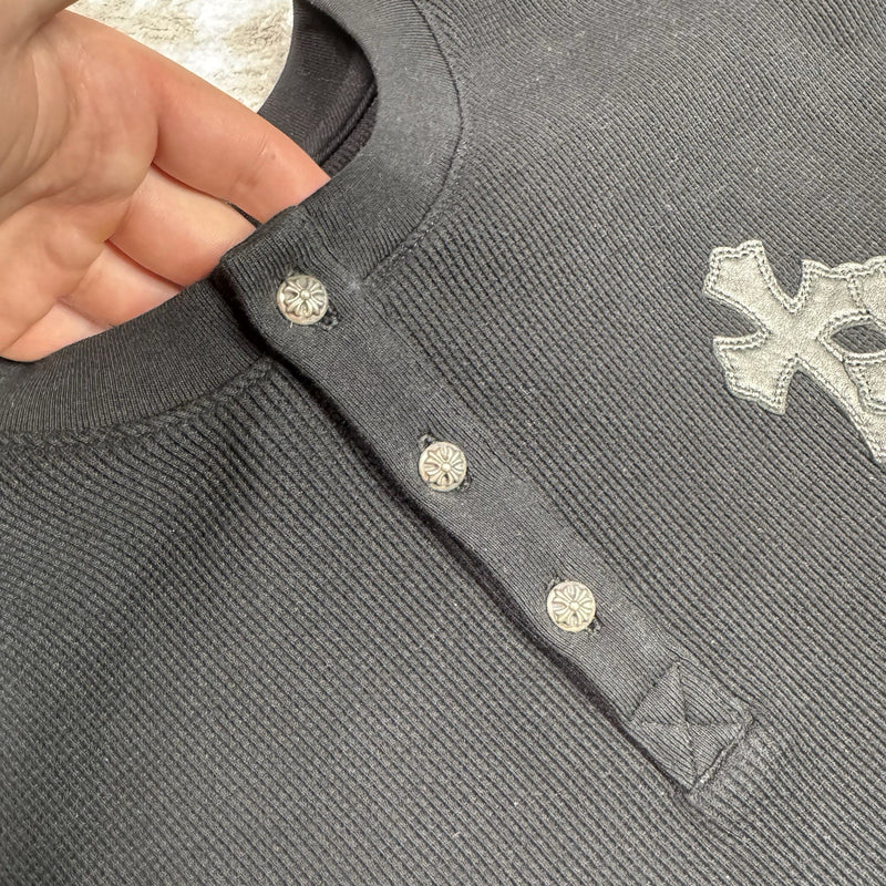 Chrome Hearts Waffle Thermal Patch Cross Long Sleeve 