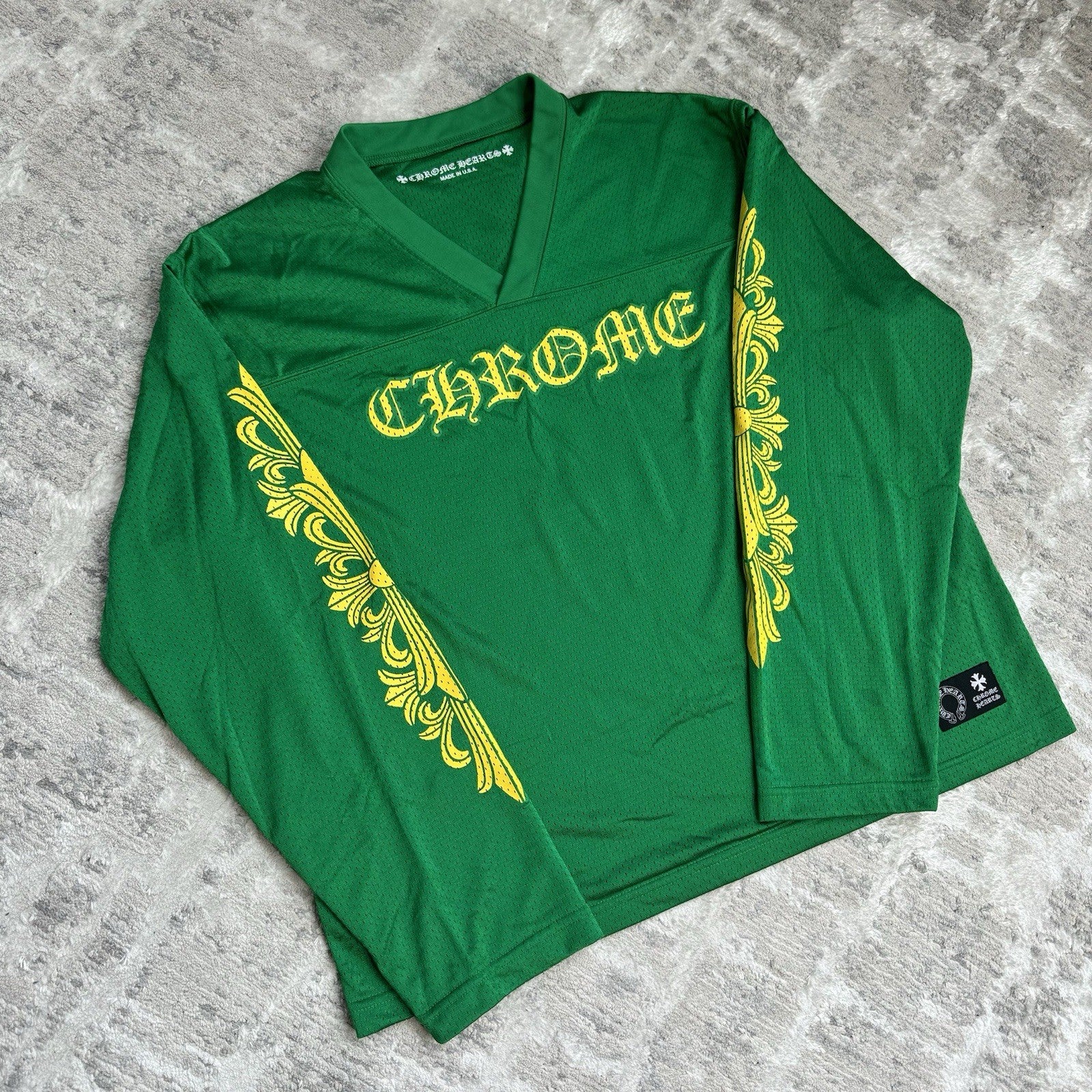 Chrome Hearts Mesh CH Long Sleeve Jersey 