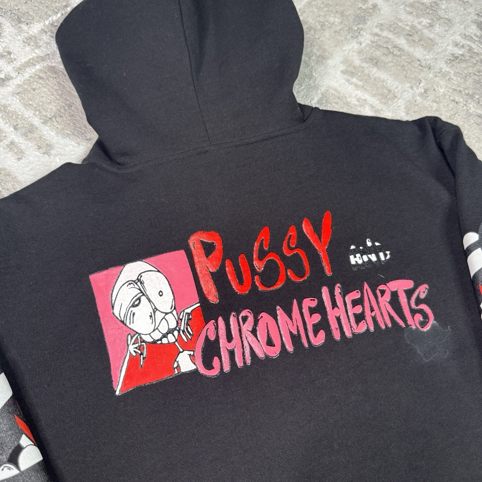 Chrome Hearts Matty Boy Thermal Zip Up Hoodie
