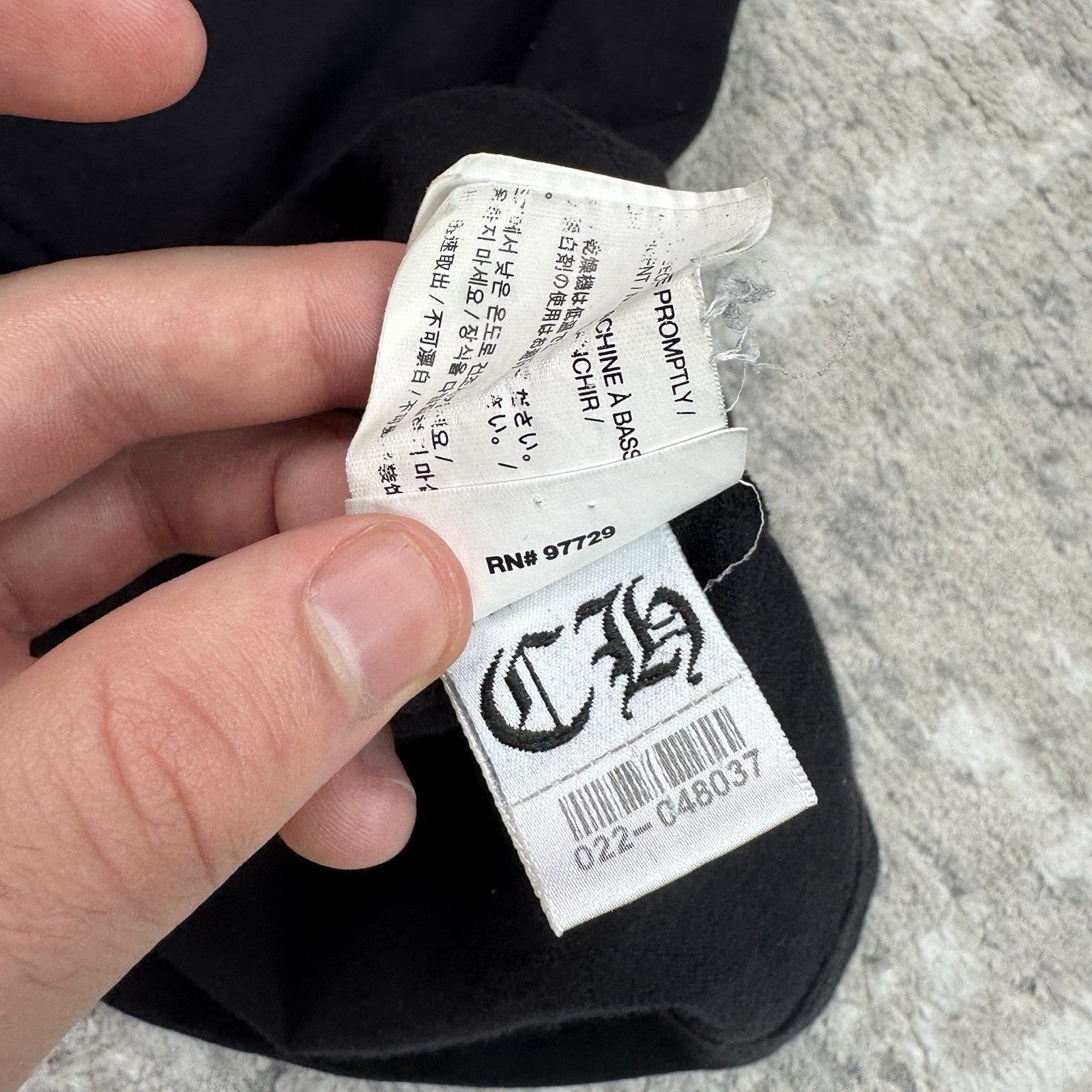 Chrome Hearts Cemetery Cross Multi-color Short Sleeve Tee Shirt 