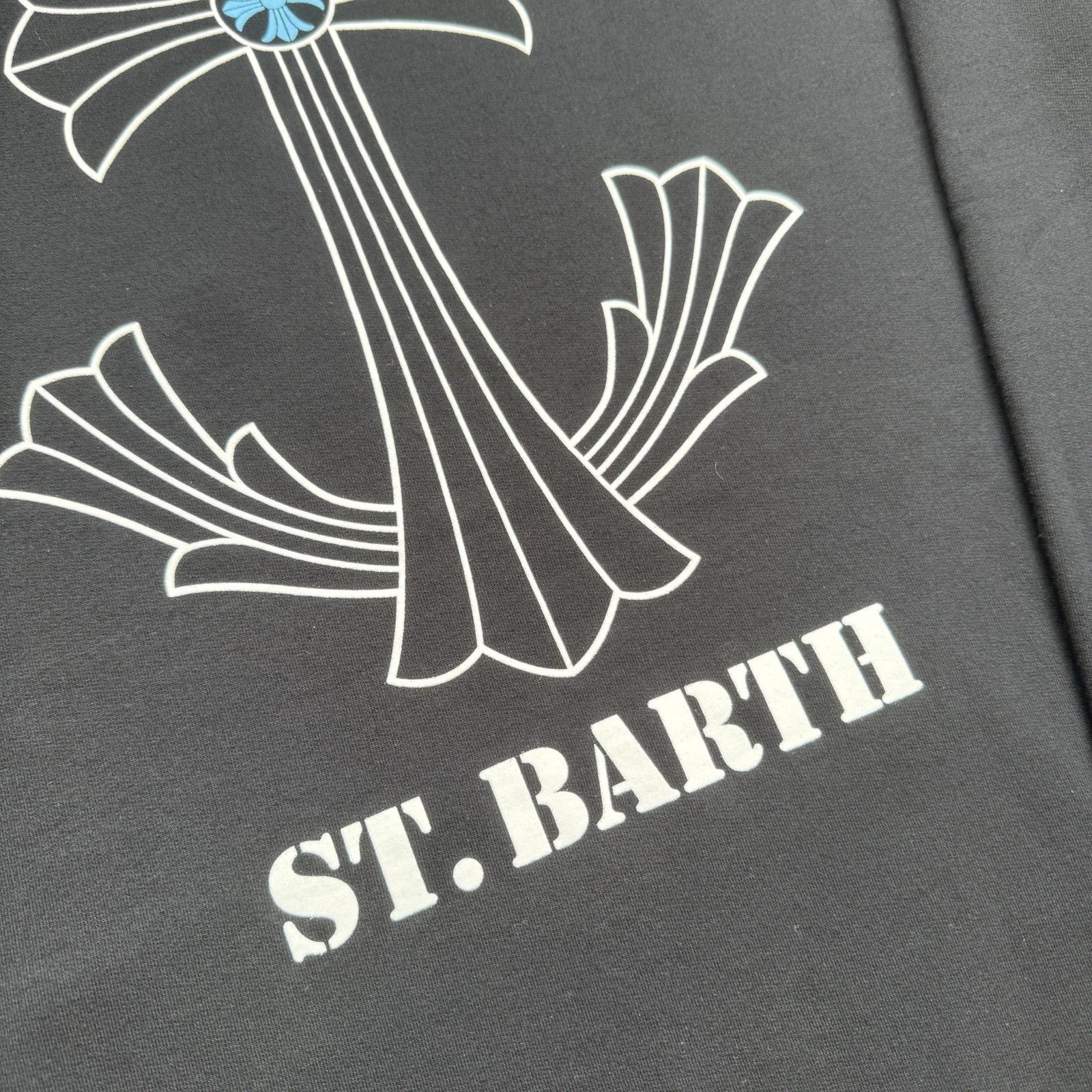 Chrome Hearts St Barths Cross Pullover Hoodie 