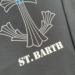 Chrome Hearts St Barths Cross Pullover Hoodie 