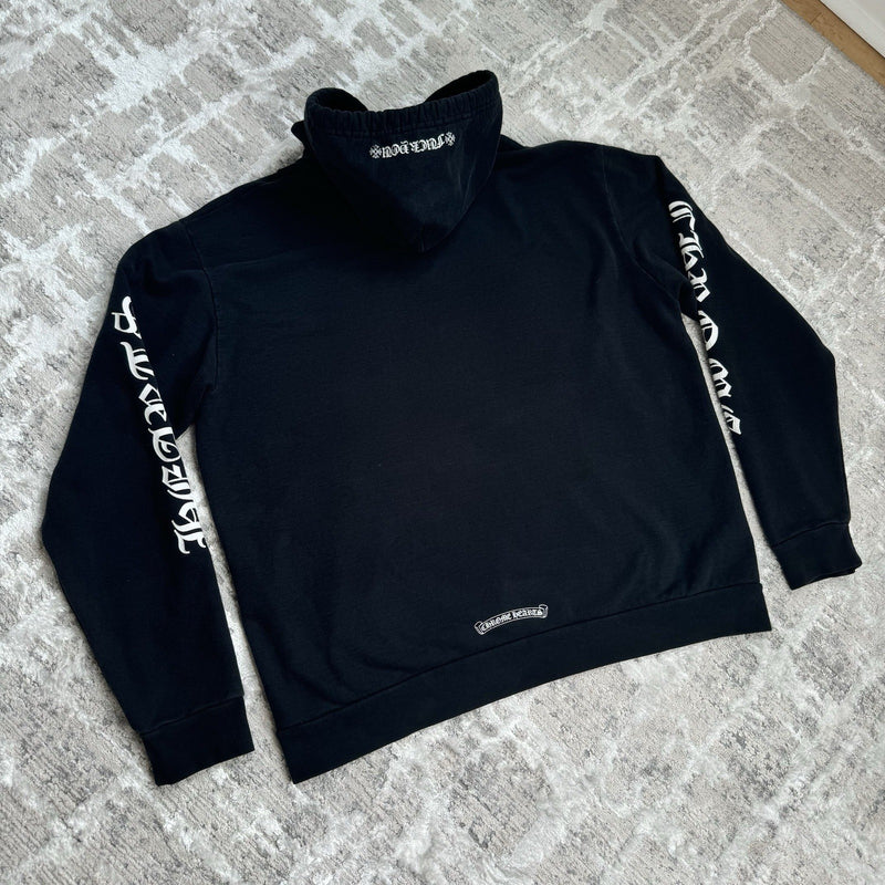 Chrome Hearts Vertical Sleeve Logo Pullover Hoodie 