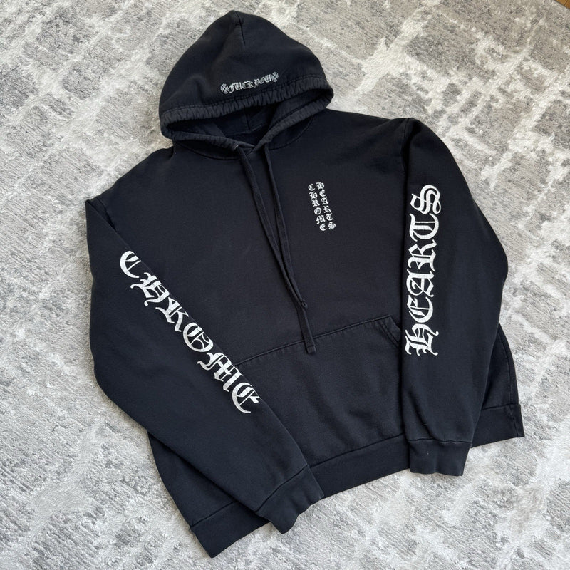 Chrome Hearts Letters Sleeve Logo Pullover Hoodie 