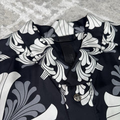 Chrome Hearts Silk Plus Cross Button Up Shirt 