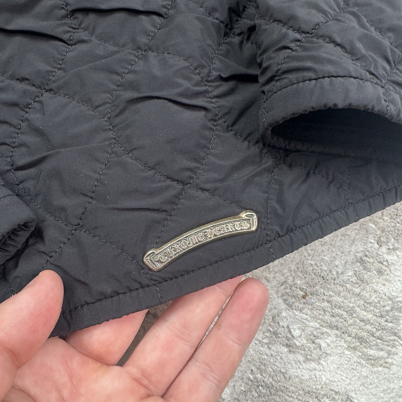 Chrome Hearts Quilted Zip Up Hoodie 