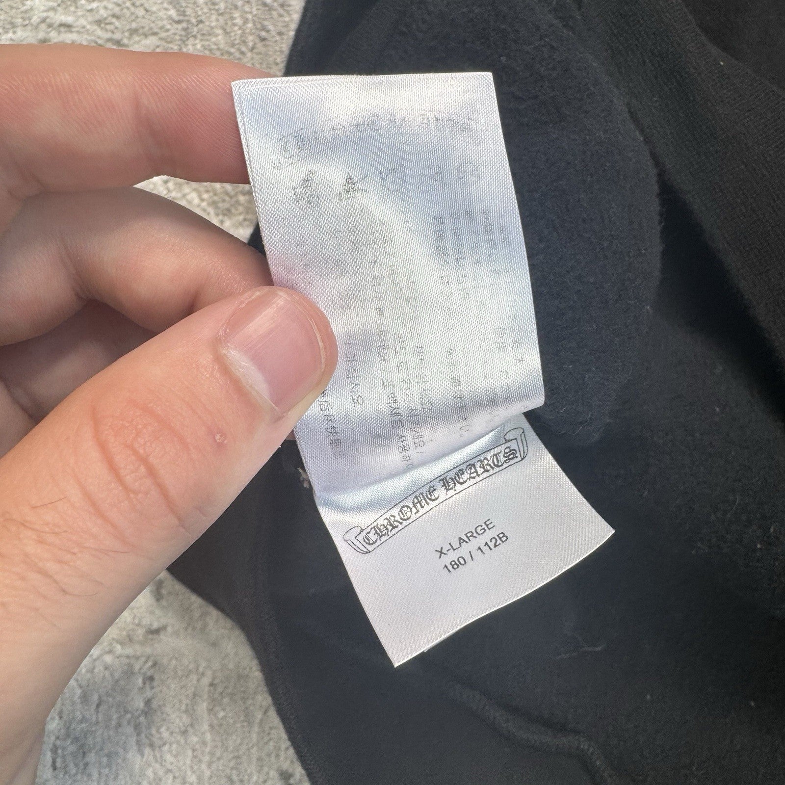 Chrome Hearts Friends And Family Grey Print Floral Pullover Hoodie 