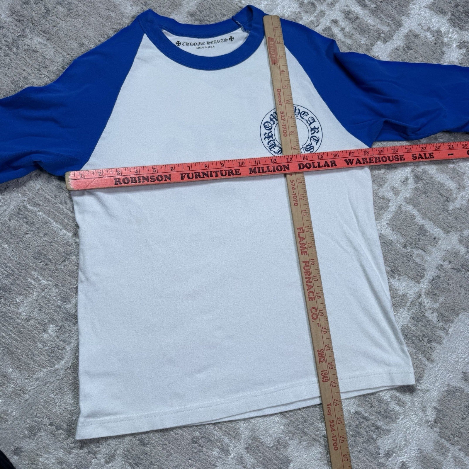 Chrome Hearts Baseball Long Sleeve Tee Shirt 