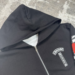 Chrome Hearts Matty Boy Thermal Zip Up Hoodie