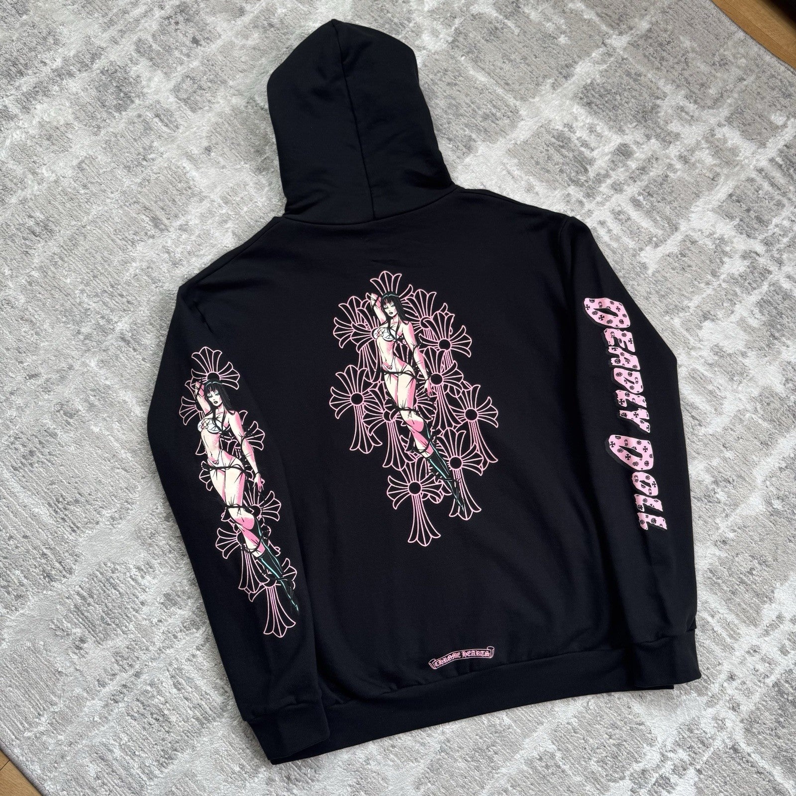 Chrome Hearts Deadly Doll Zip Up Hoodie 