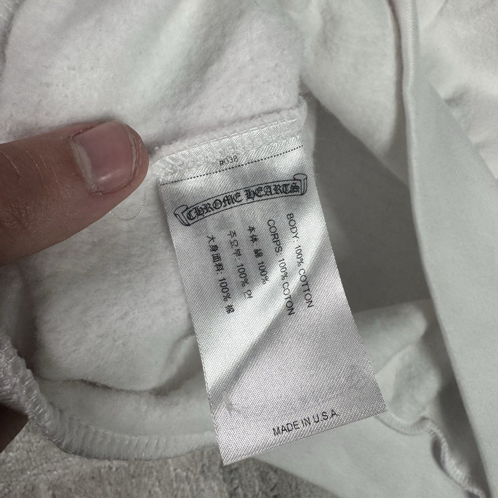 Chrome Hearts Monogram CH Pullover Hoodie