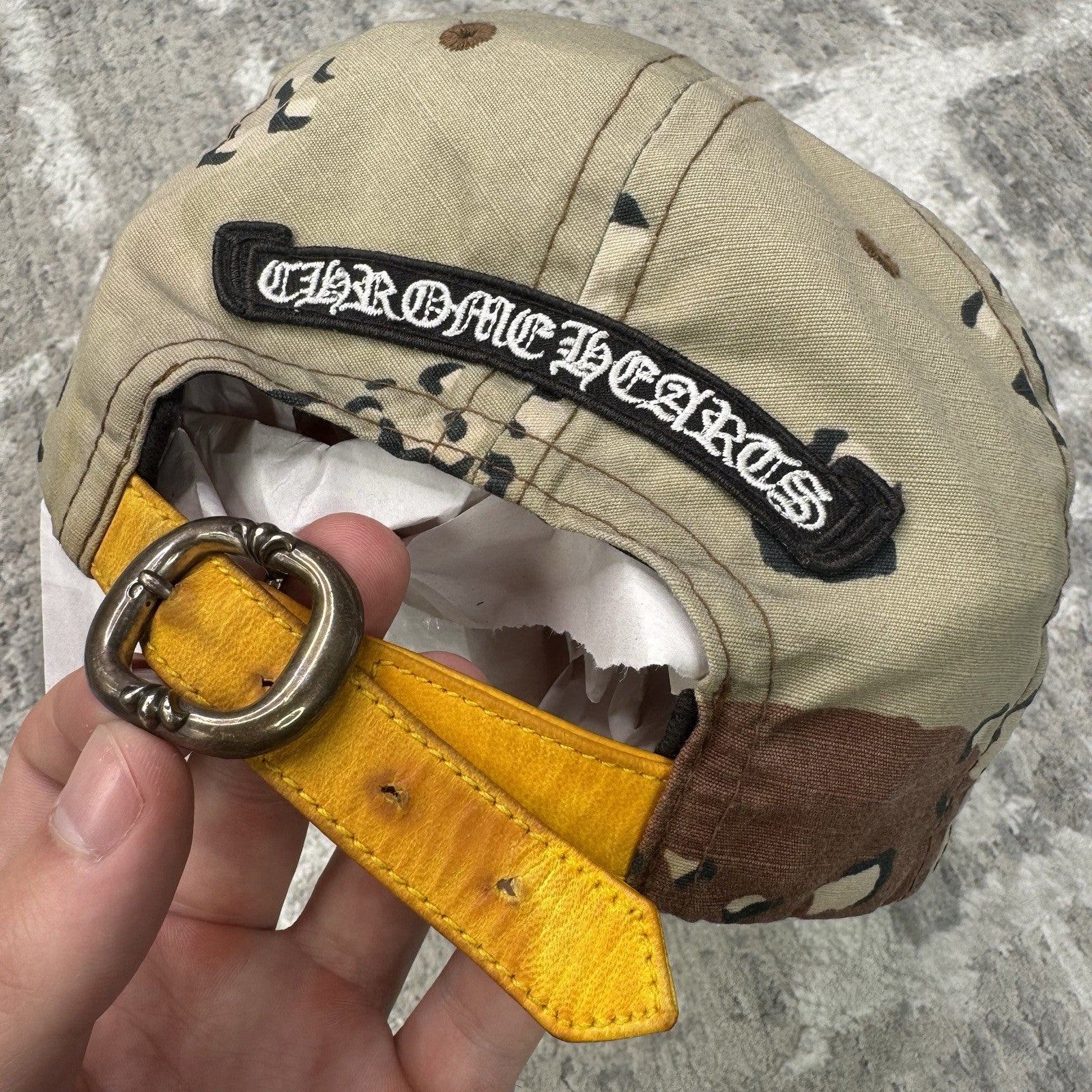 Chrome Hearts Sex Records Matty Boy Leather Patch Gunslinger Baseball Hat