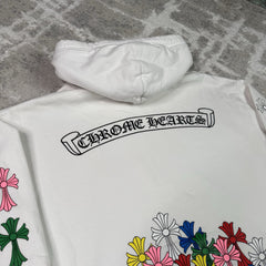 Chrome hearts Cemetery Multi-color Cross Pullover Hoodie 