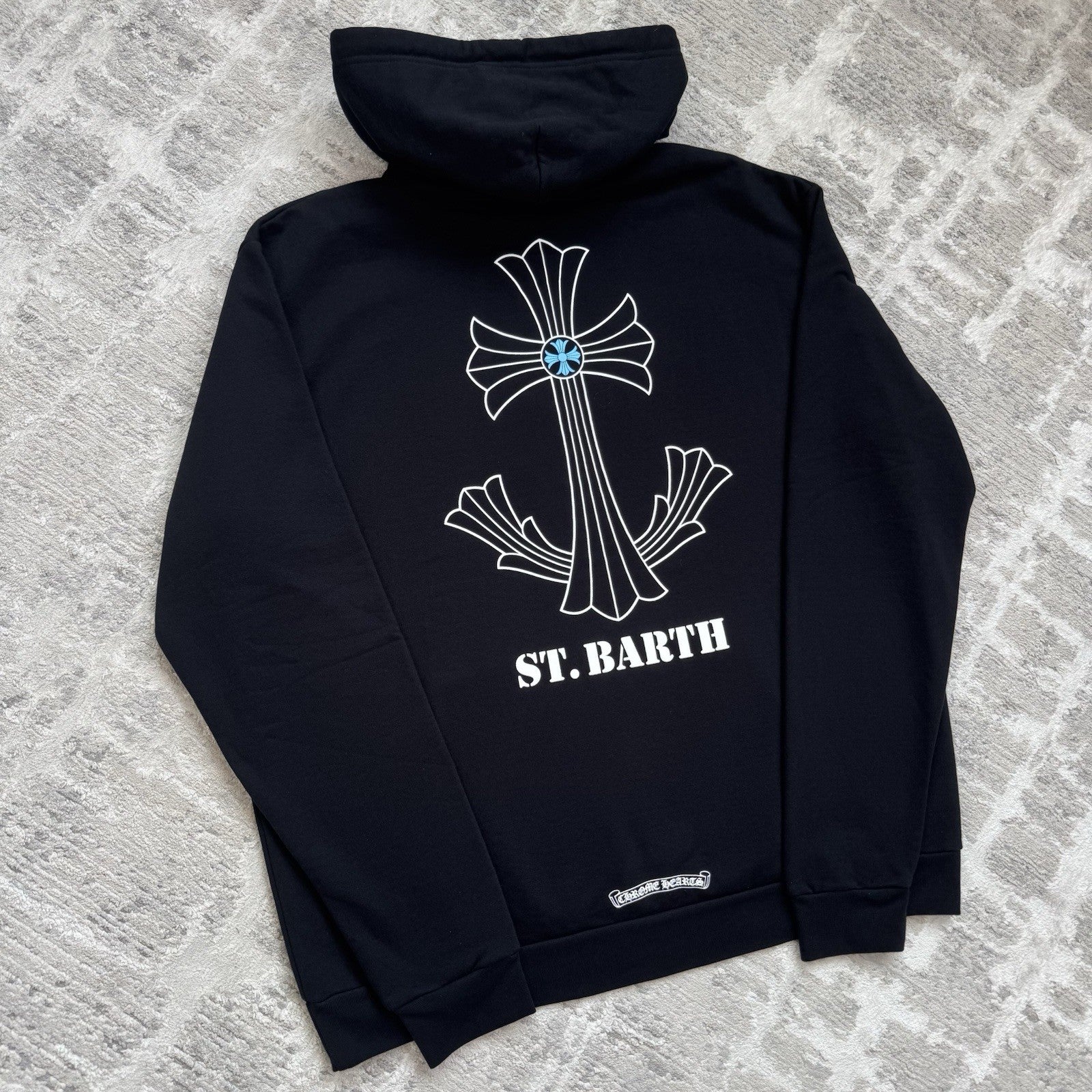 Chrome Hearts St Barths Cross Pullover Hoodie 
