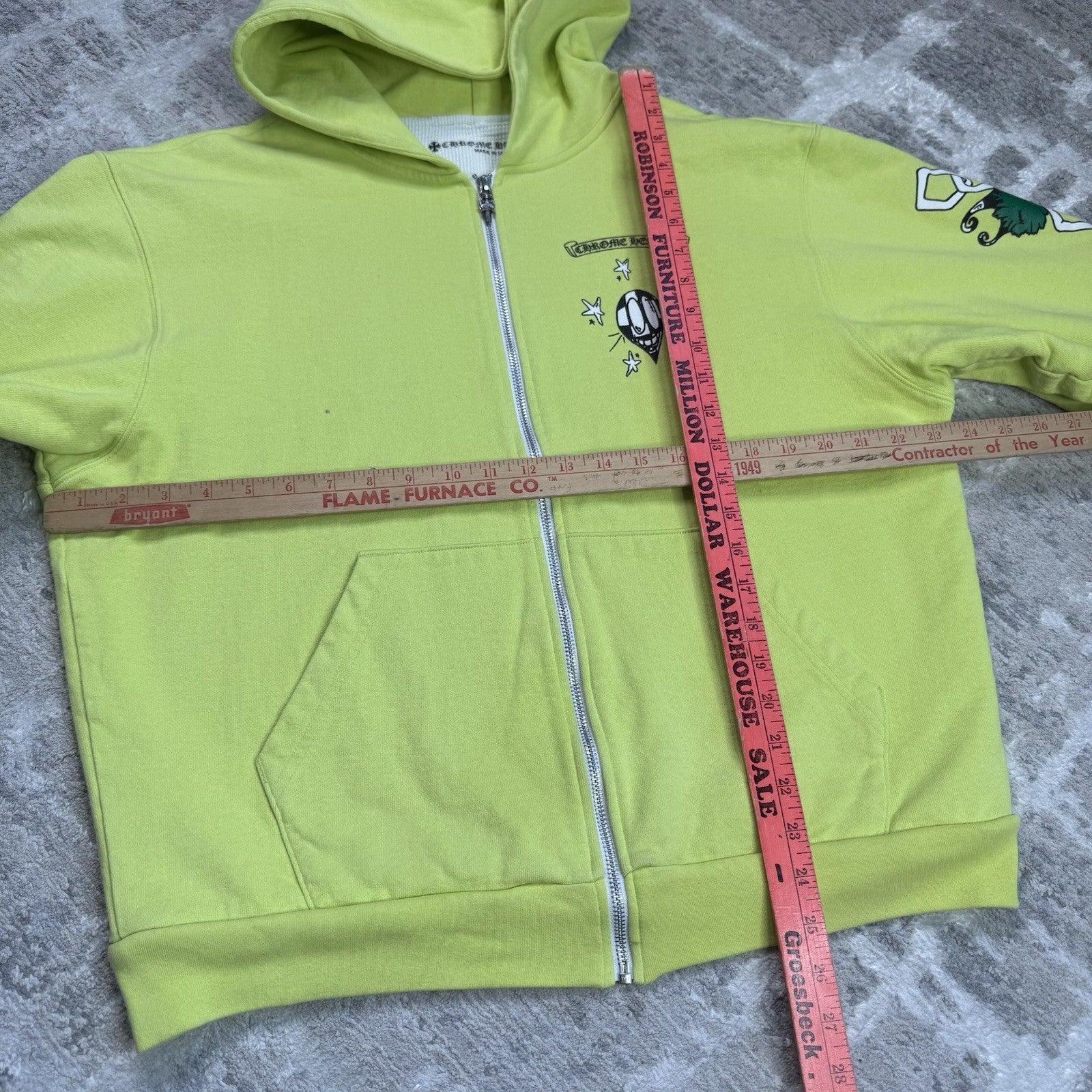 Chrome Hearts Matty Boy Link Zip Up Hoodie 