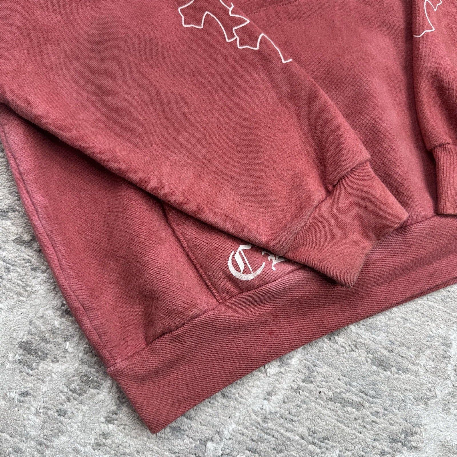 Chrome Hearts CLB Cutout Cross Pullover Hoodie