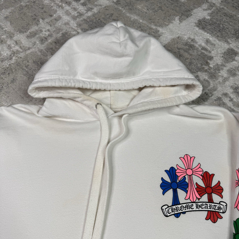 Chrome hearts Cemetery Multi-color Cross Pullover Hoodie 
