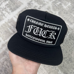 Chrome Hearts F*ck Hollywood Trucker Hat
