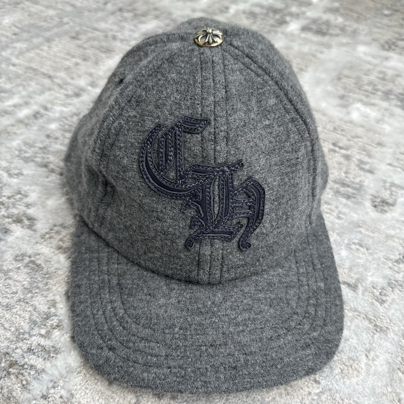 Chrome Hearts Wool Leather Strap Hat ‘grey’ 