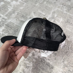 Chrome Hearts Cemetery Lesther Triple Cross Patch Trucker Hat