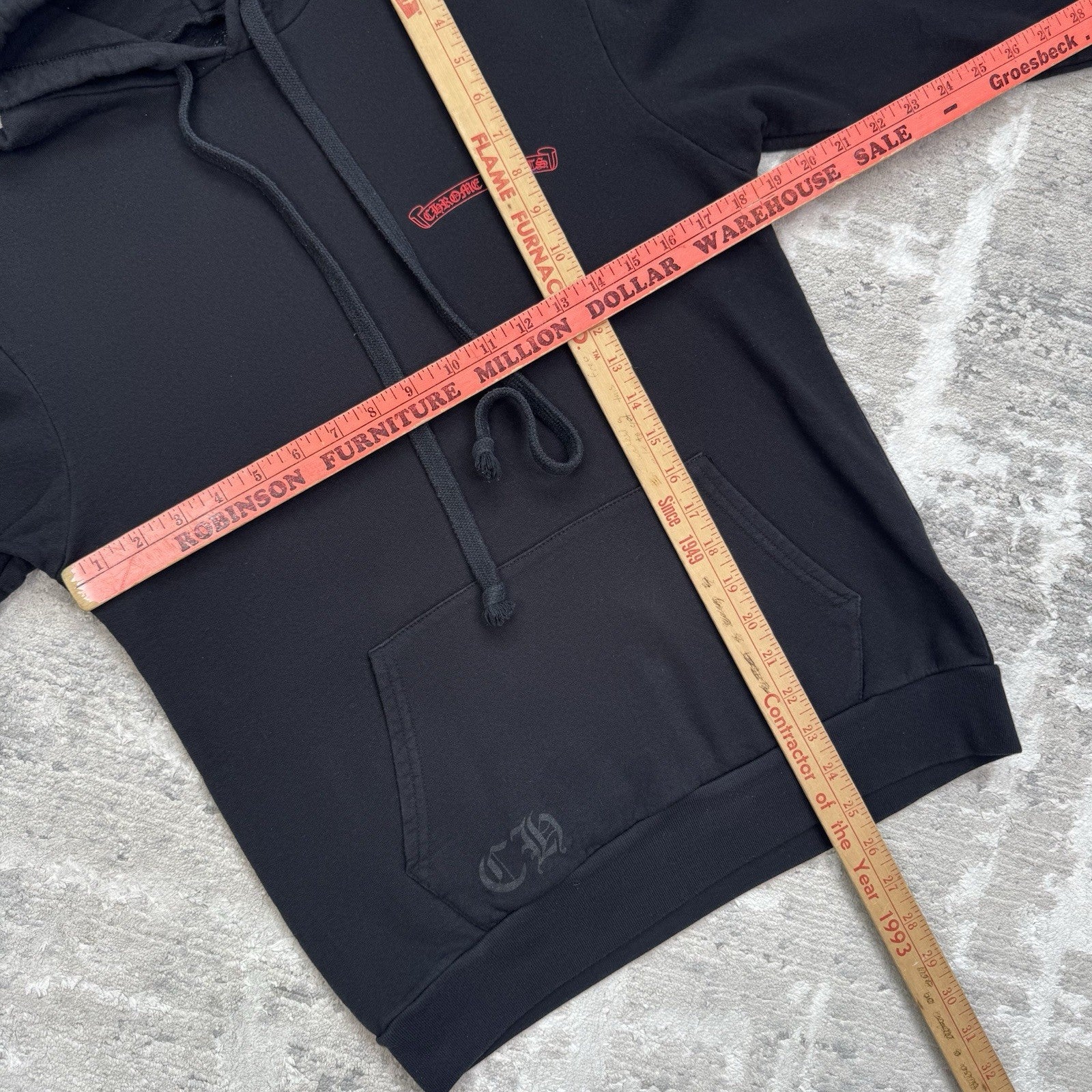 Chrome Hearts Horseshoe Floral Pullover Hoodie 