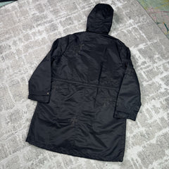 Chrome Hearts Cross Patch Nylon Fishtail Zip Up Parka Jacket 