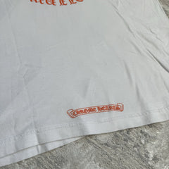 Chrome Hearts Plus Cross Back Logo Short Sleeve Pocket Tee Shirt 