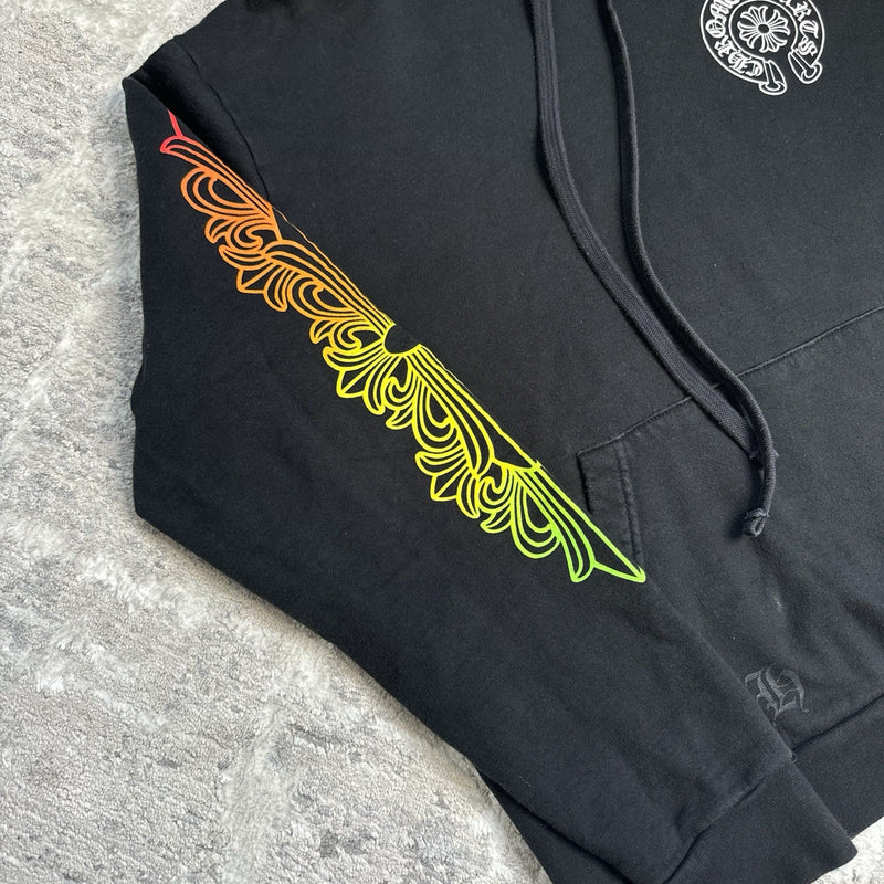 Chrome Hearts Floral Gradient Logo Pullover Hoodie 