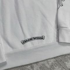 Chrome Hearts Love You Floral Heart Sleeve Pullover Crewneck 