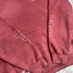 Chrome Hearts CLB Cutout Cross Pullover Hoodie