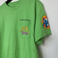 Chrome Hearts Matty Boy Sex Records Pocket Short Sleeve Tee 