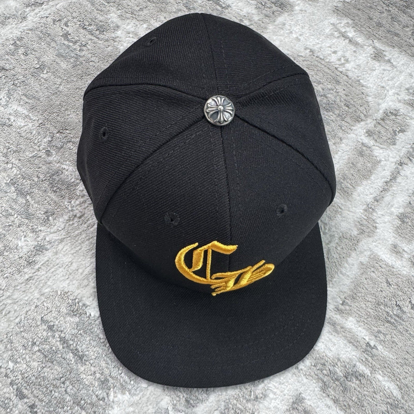 Chrome Hearts Baseball CH Hat ‘black Yellow’ 