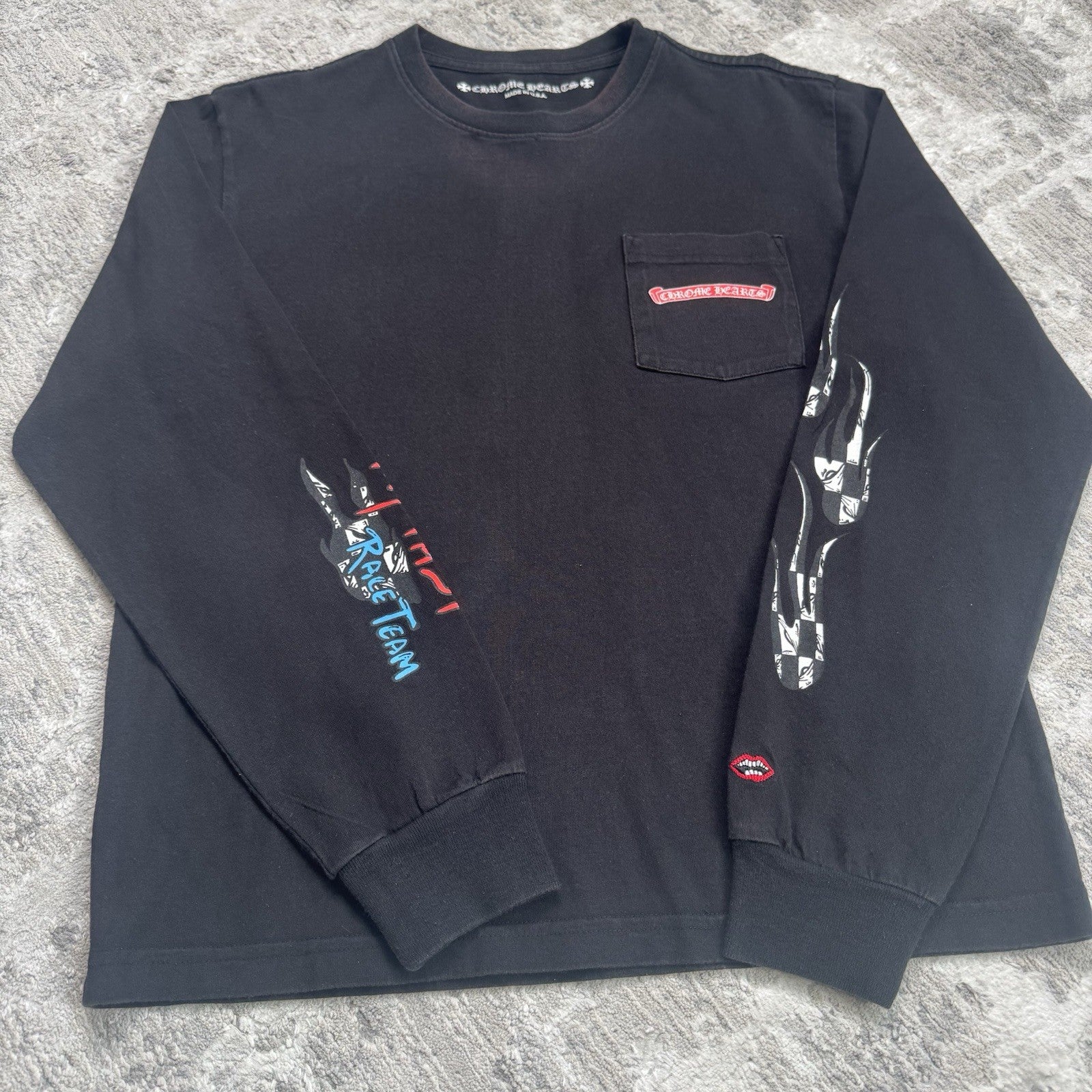 Chrome Hearts Matty Boy Stay Fast Long Sleeve Tee Shirt 