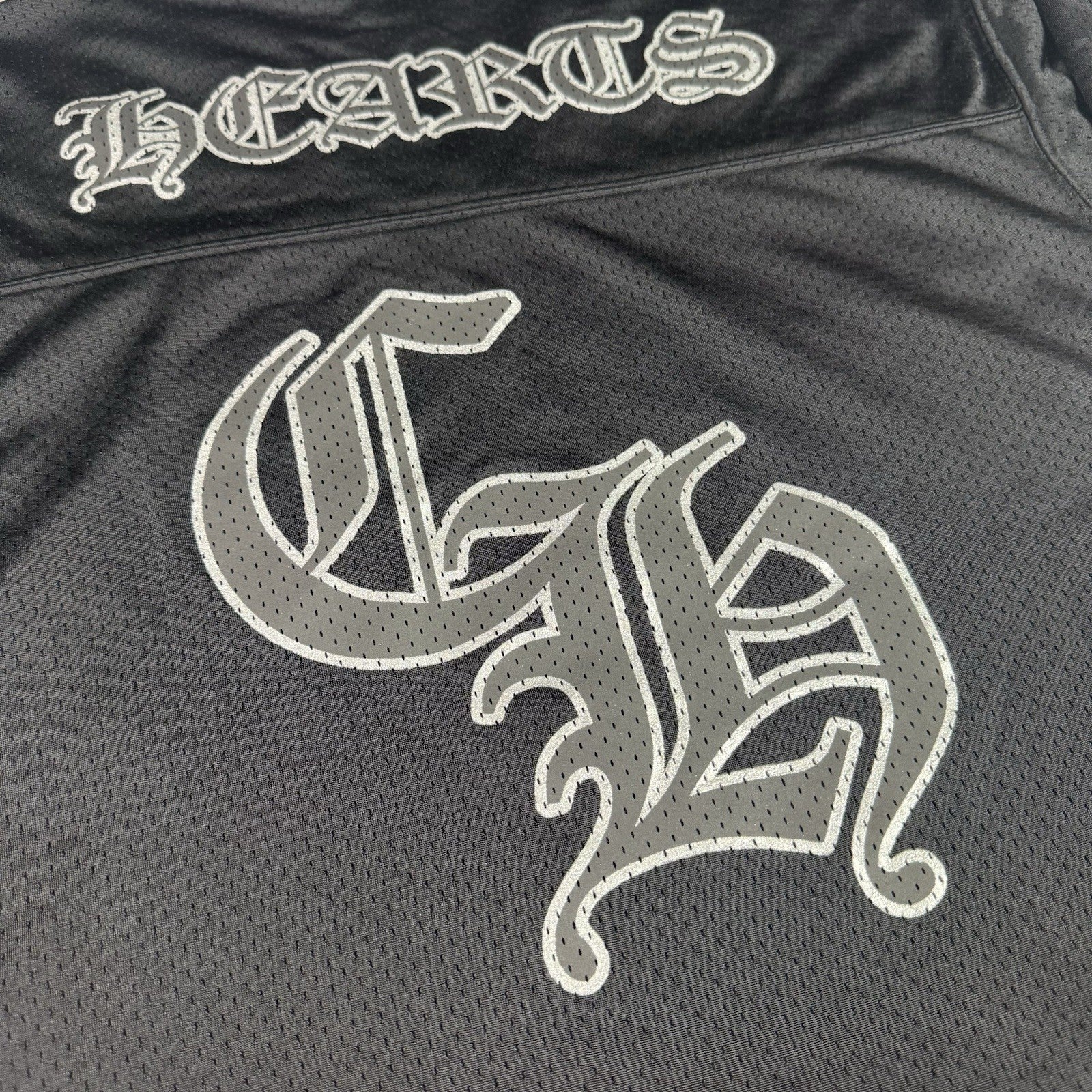 Chrome Hearts Mesh Stadium Floral Long Sleeve Jersey 