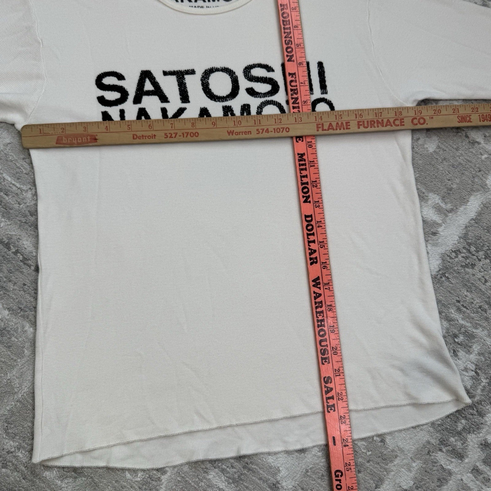 Satoshi Nakamoto Thermal Long Sleeve Shirt 