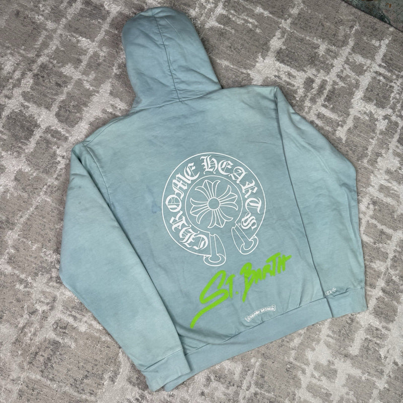 Chrome Hearts St Barths Friends And Family Horseshoe Zip Up Hoodie