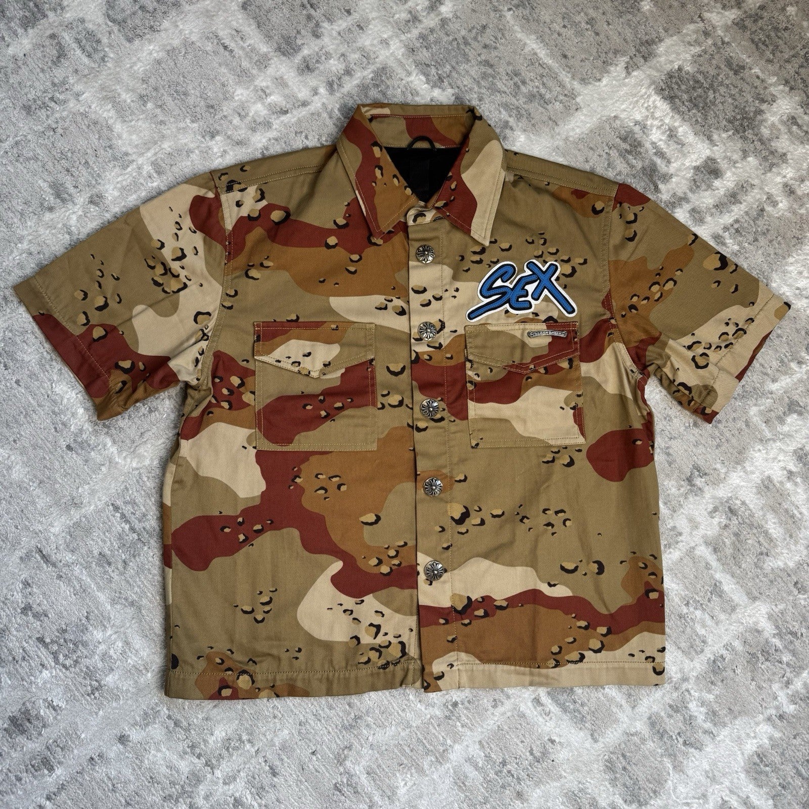 Chrome Hearts Matty Boy Sex Records Button Up Shirt 