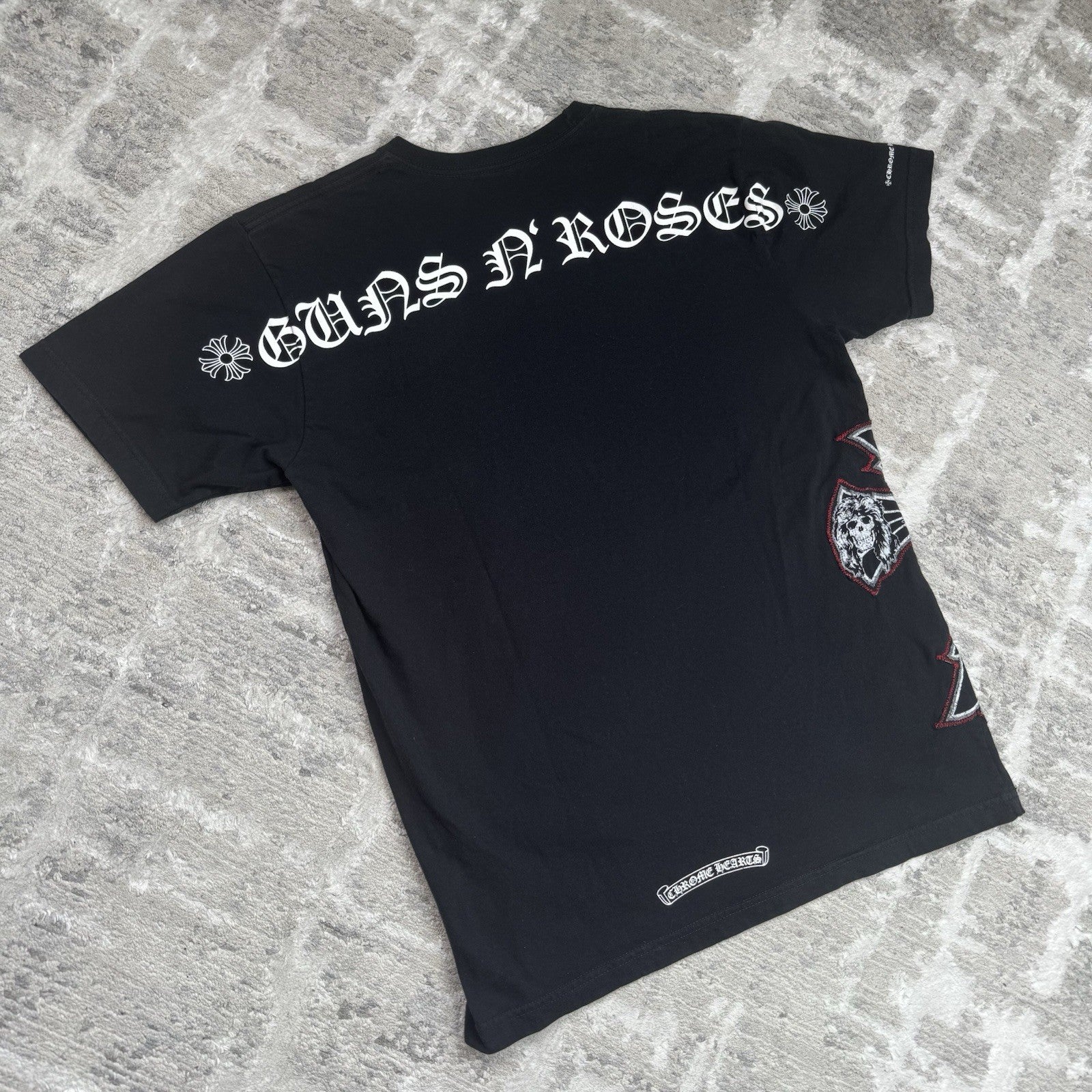 Chrome Hearts Guns N Roses Short Sleeve Tee Shirt 