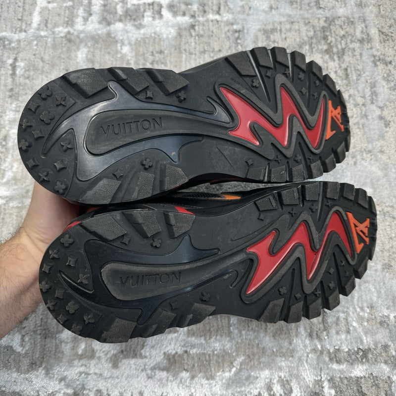 Louis Vuitton TATIC Trainer Sneaker ‘black Red’ Sz- 7.5LV/8.5M