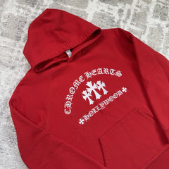 Chrome Hearts King Taco Triple Cross Embroidered Pullover Hoodie 
