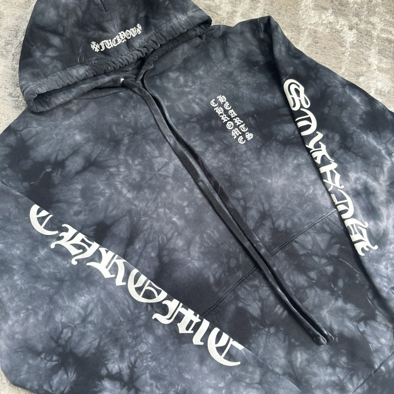 Chrome Hearts Tie Dye Horseshoe Pullover Hoodie 