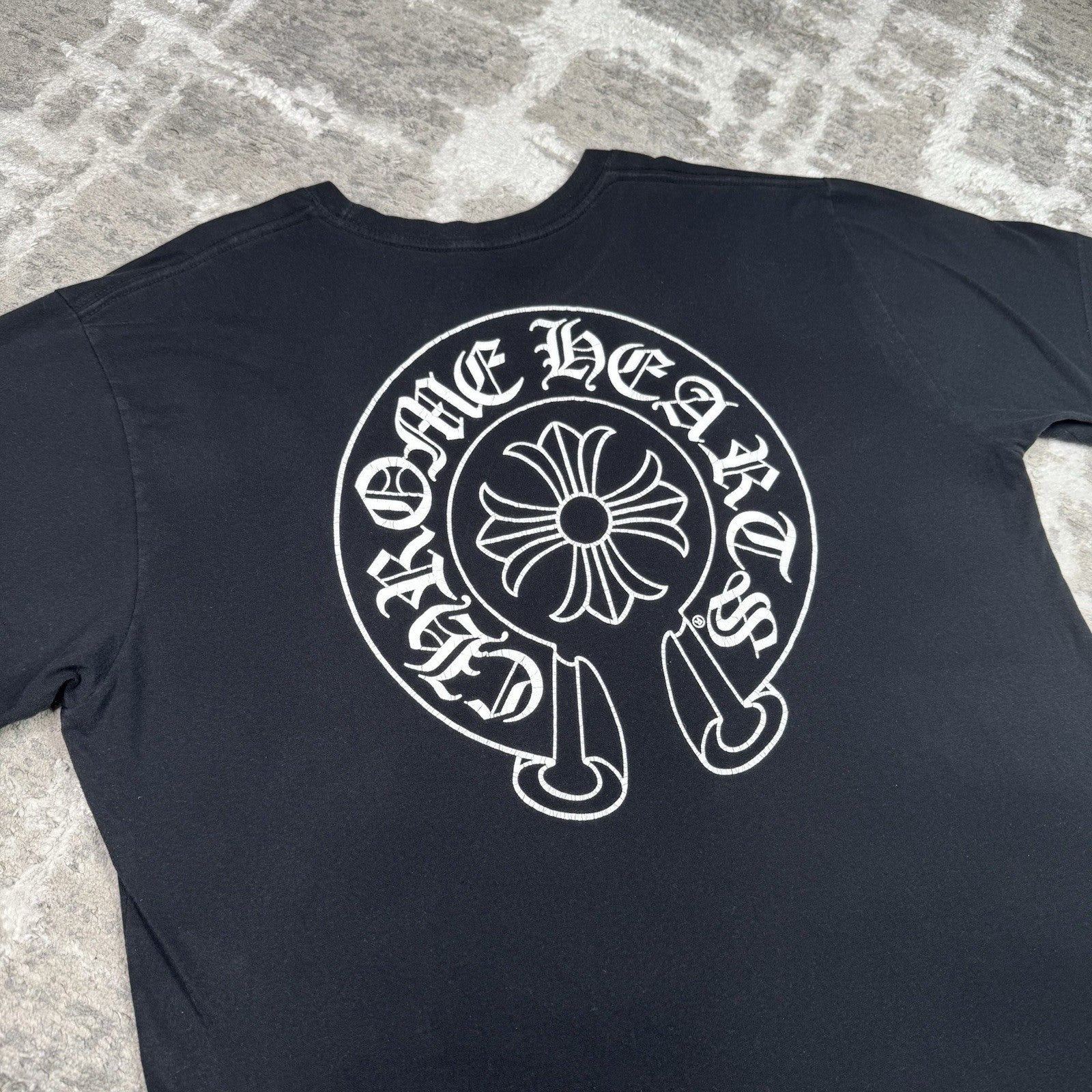 Chrome Hearts Horseshoe Short Sleeve Tee Shirt 