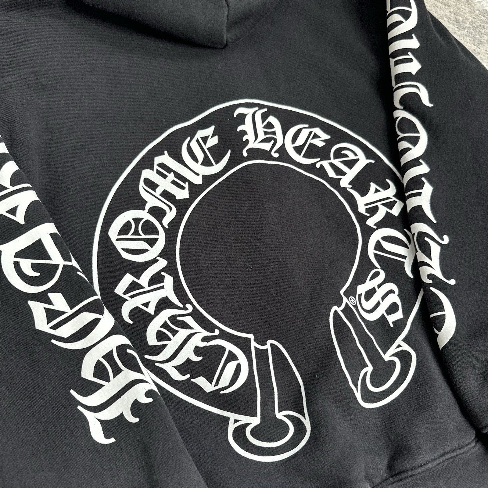 Chrome Hearts Thermal Horseshoe Dagger Zip Up Hoodie 