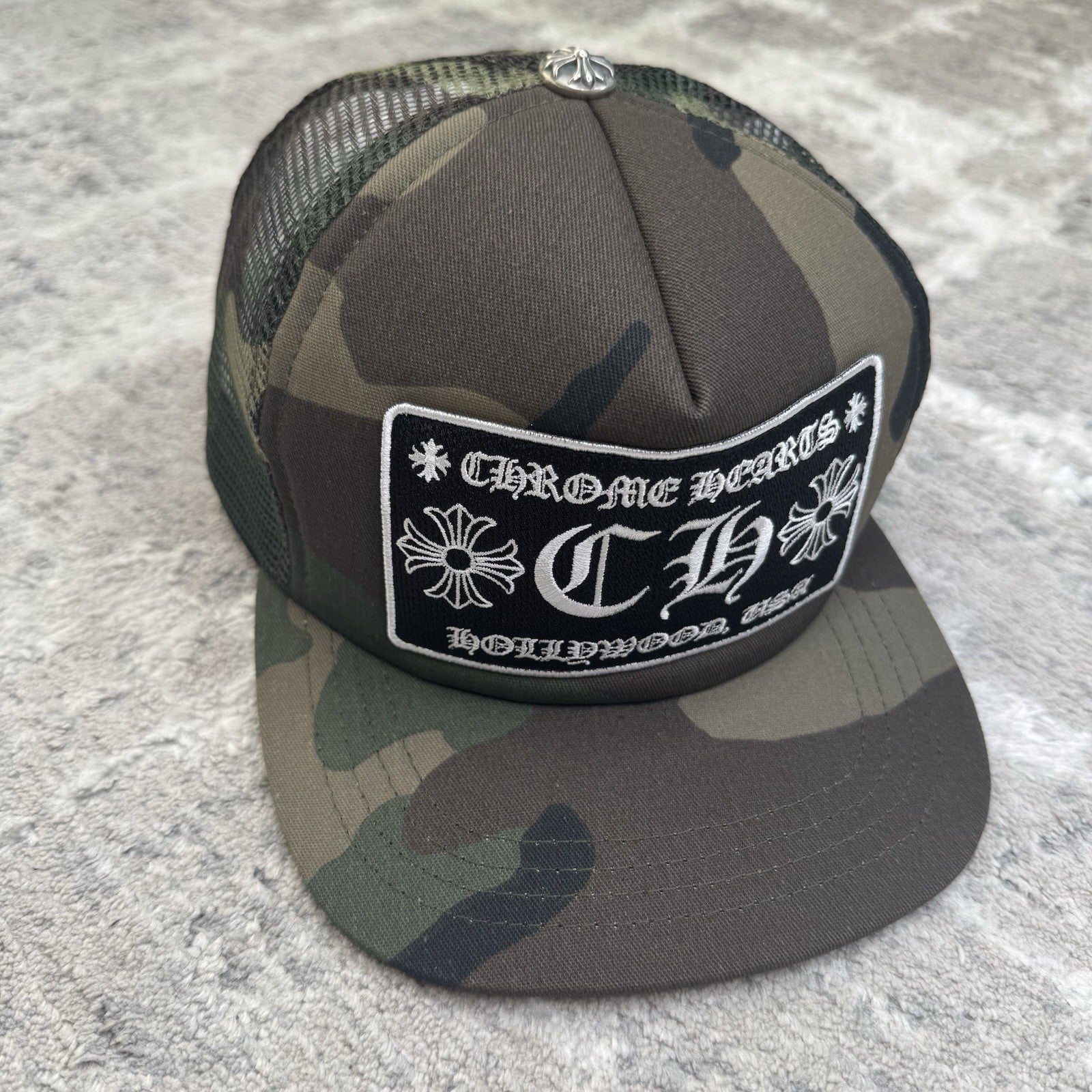 Chrome Hearts Hollywood CH Trucker Hat 