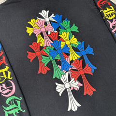Chrome Hearts Cemetery Multi-color Cross Long Sleeve Shirt 