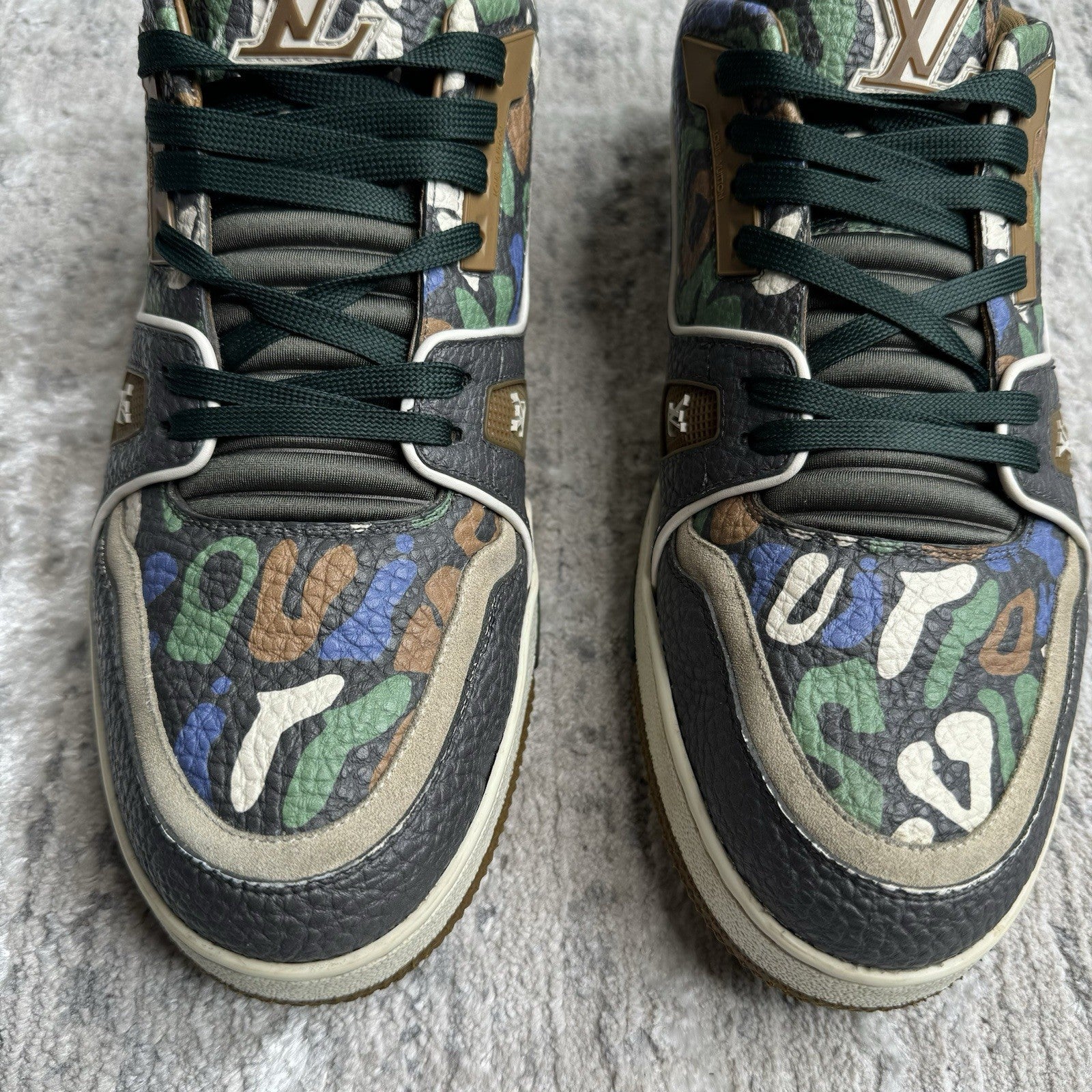 Louis Vuitton Trainer Low ‘brown Camo’ Sz- 9LV