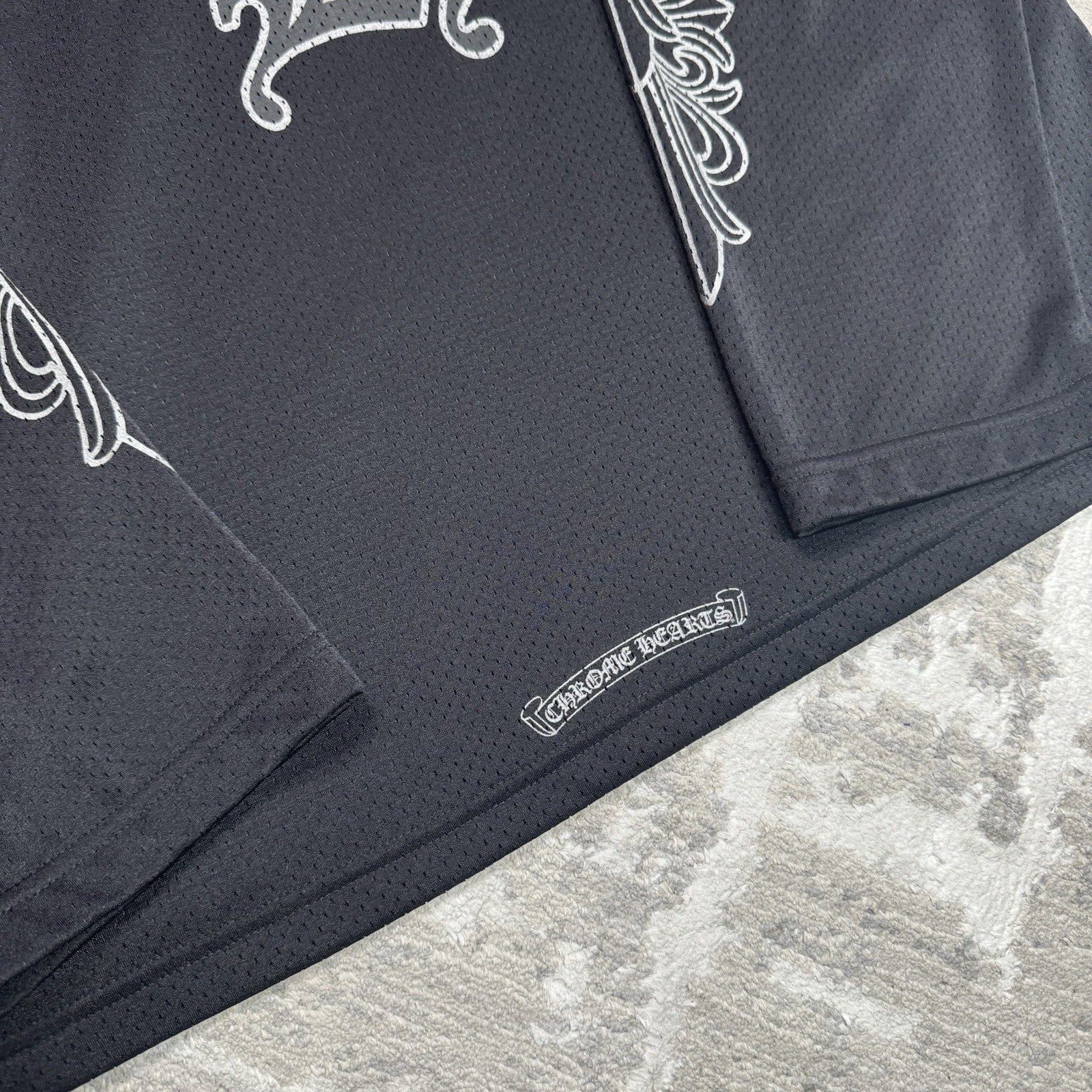 Chrome Hearts CH Mesh Long Sleeve Stadium Jersey 