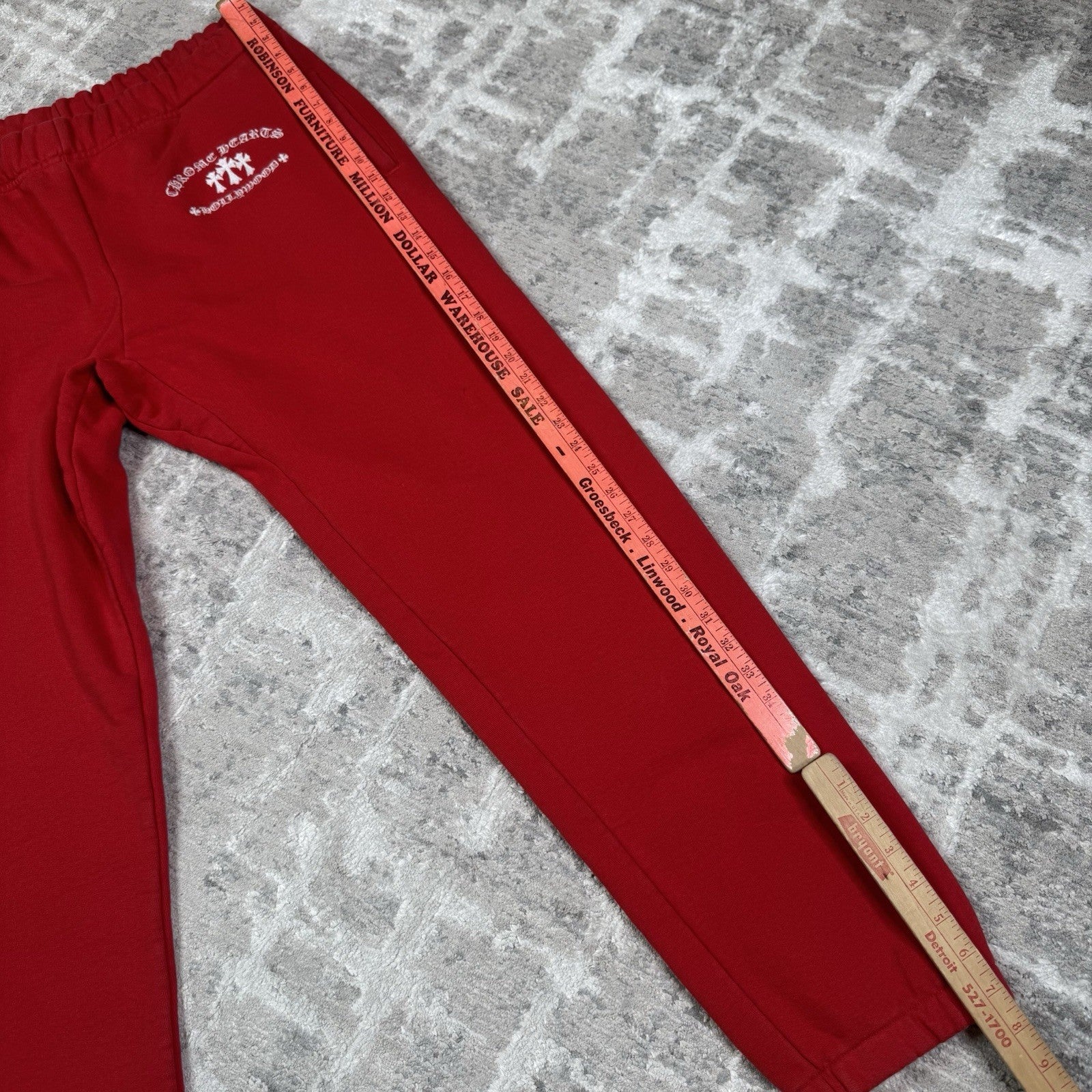 Chrome Hearts Sailin King Taco Triple Cross Embroidered Sweatpants 