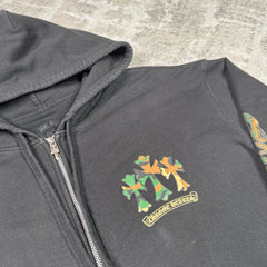 Chrome Hearts Camo Horseshoe Zip Up Hoodie 